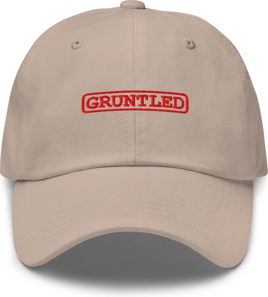 Gruntled hat in Stone