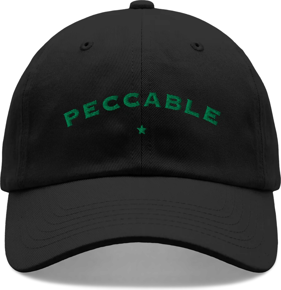 Peccable hat in Black
